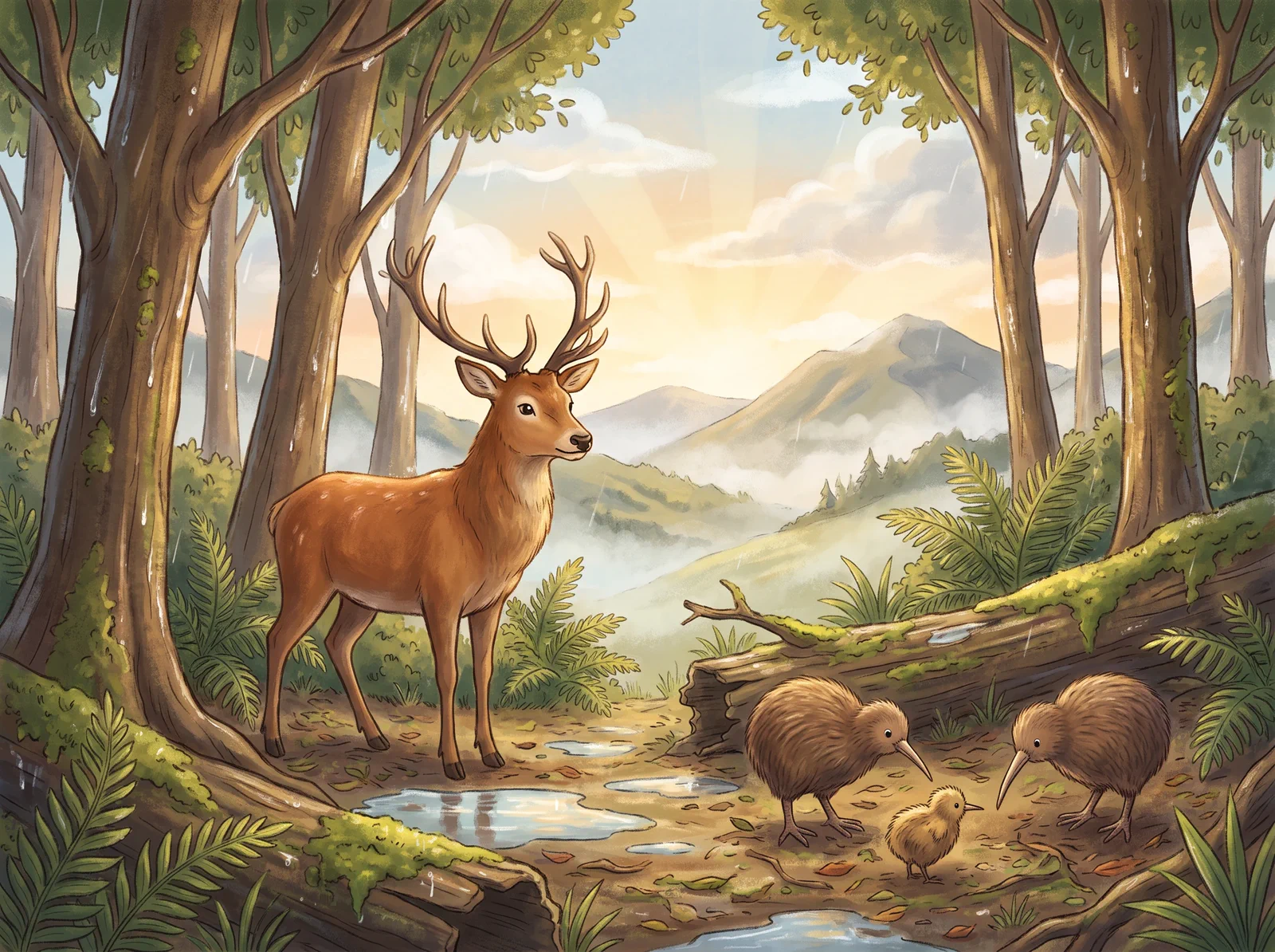 The Stag and the Kiwi cover