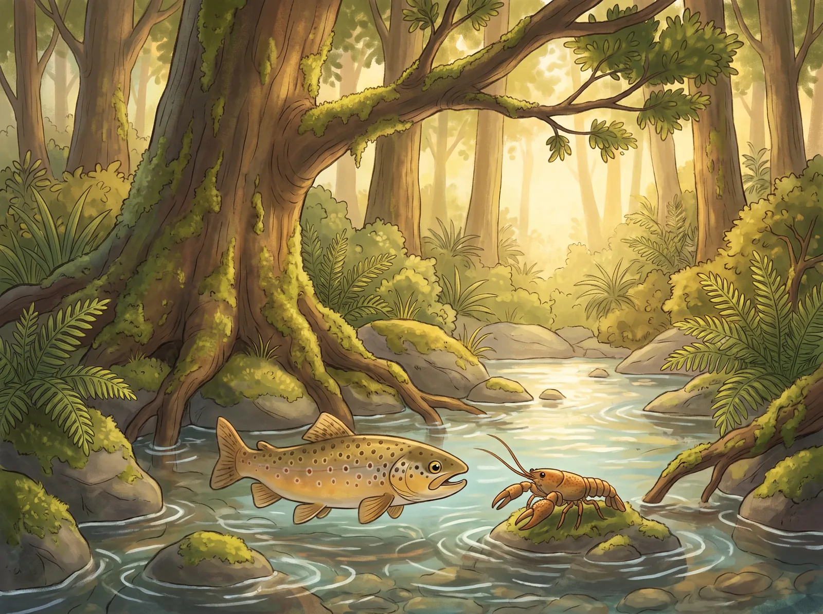 The Trout and the Kōura cover